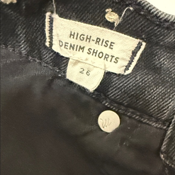 Madewell Women's Dark Denim Jean Shorts - Picture 3 of 4